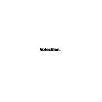 Sticker VotezBien avec point rouge