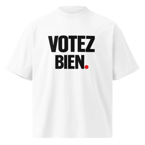 T-shirt blanc Votez Bien